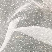 Glitteres tüll - WHITE (feh�r)